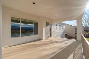 View of patio