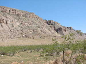 View of mountain backdrop