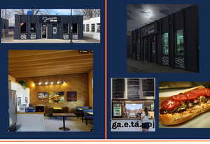 View of a document with a collage of images