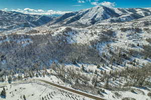 View of mountain background