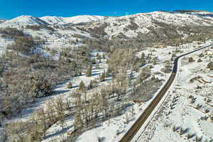View of mountain background