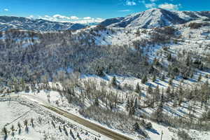 View of mountain background