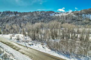 View of mountain background