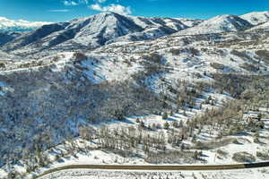 View of mountain background