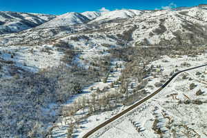 View of mountain background