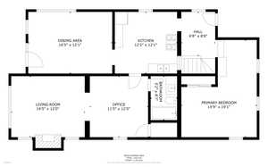View of floor plan / room layout