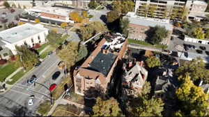 Aerial overview of property's location