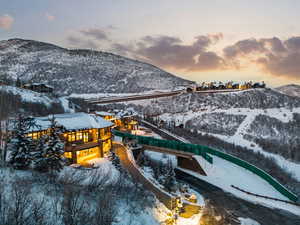 View of mountain backdrop