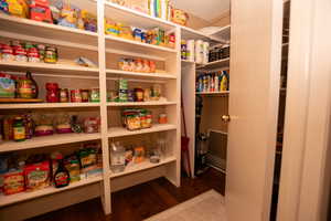 View of storage area