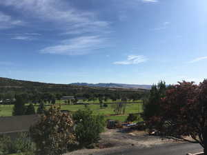 View of mountain backdrop