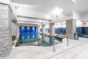 View of indoor pool