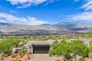 View of mountain background