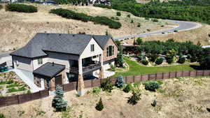 Aerial view of property and surrounding area