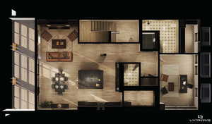 View of floor plan / room layout