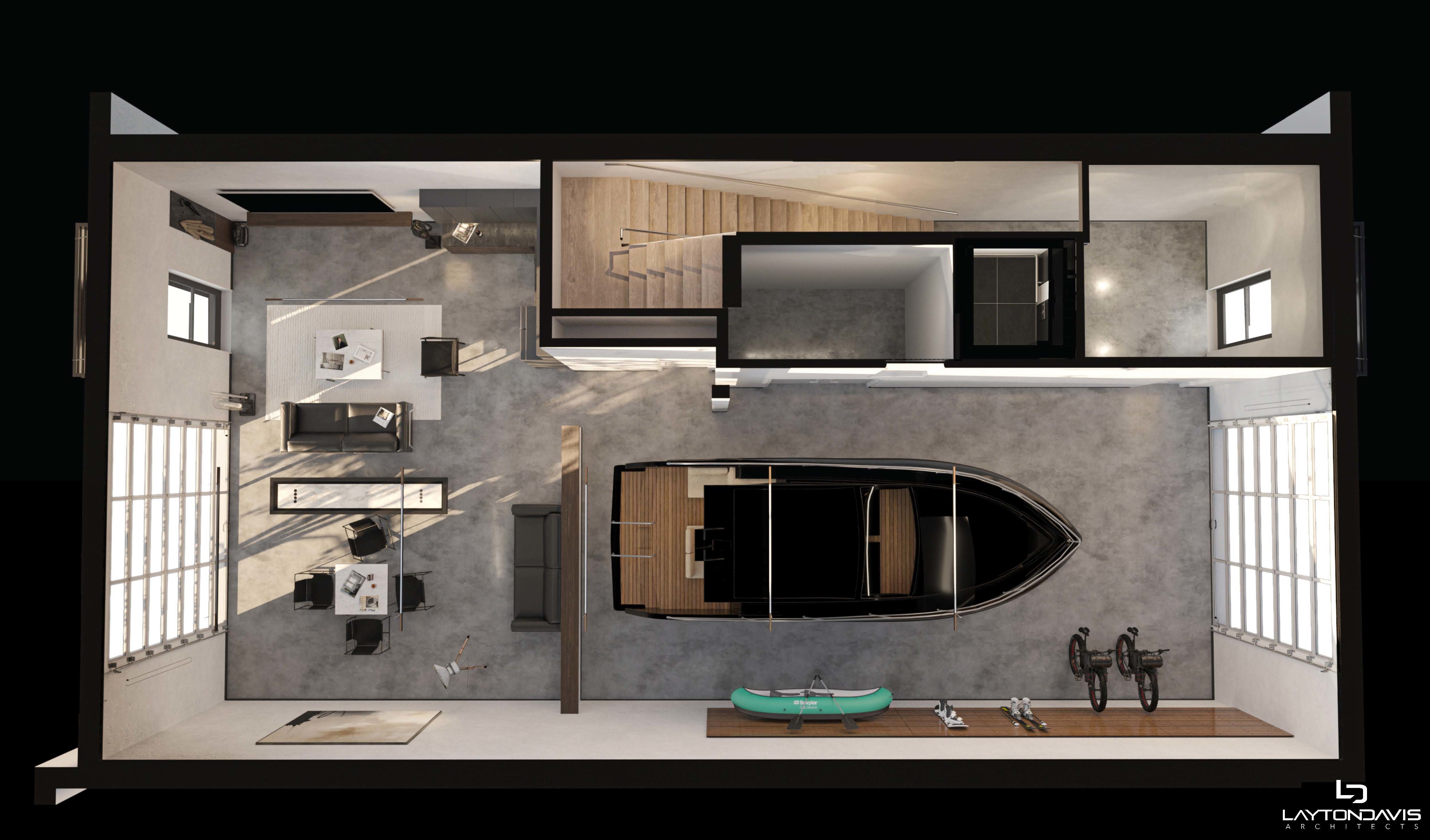 View of room layout
