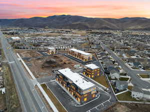 Aerial view of mountains