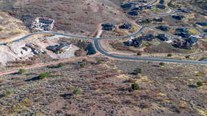 Aerial view of property and surrounding area