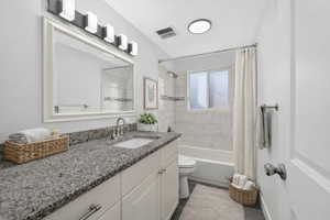 Virtually staged to illustrate potential use of space