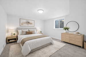 Virtually staged to illustrate potential use of space