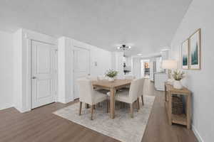 Virtually staged to illustrate potential use of space