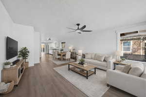 Virtually staged to illustrate potential use of space