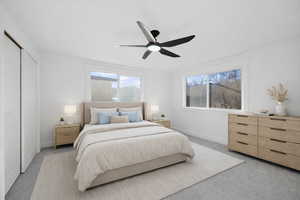 Virtually staged to illustrate potential use of space