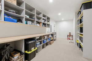 View of storage room