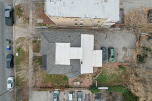 View from above of property
