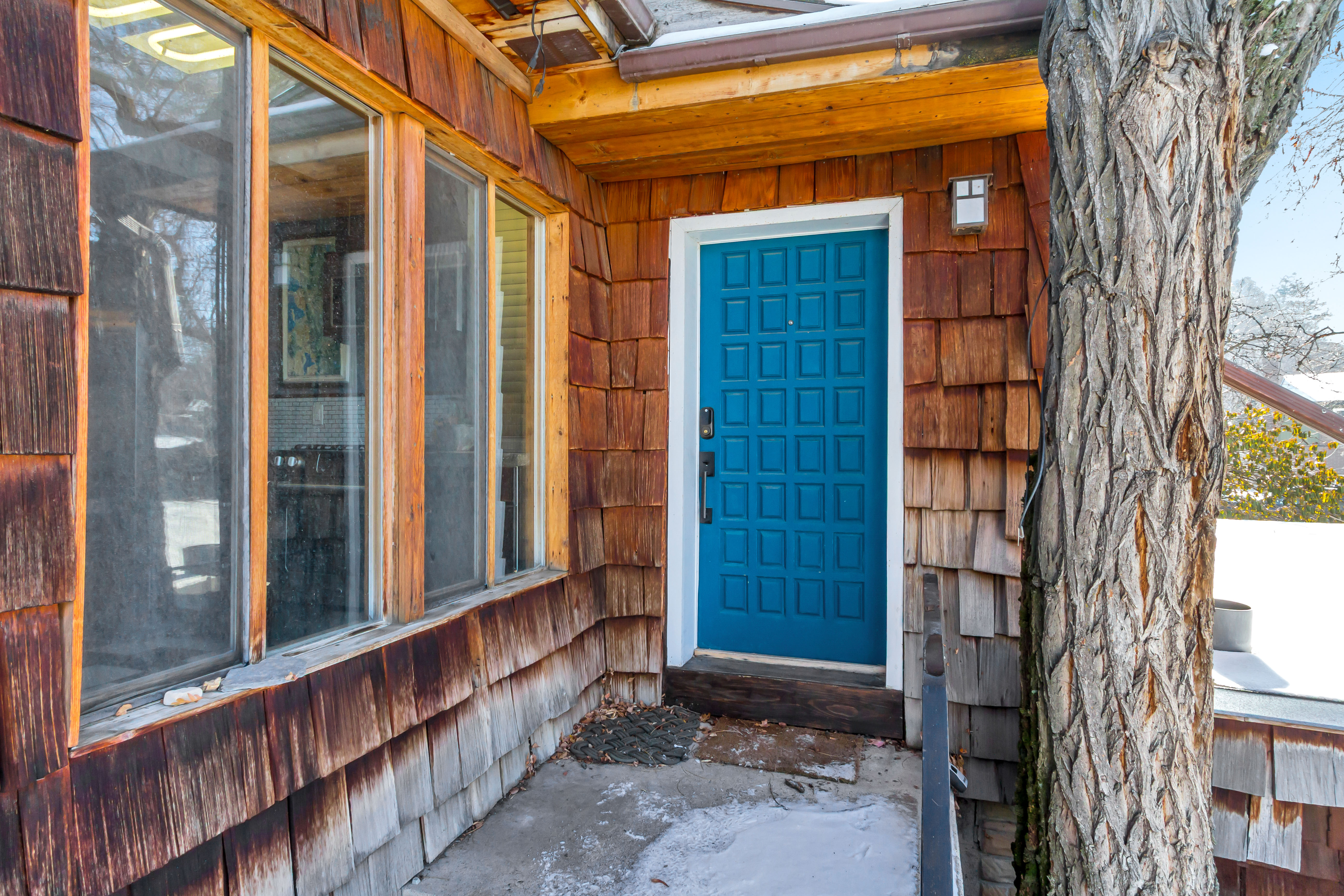View of exterior entry