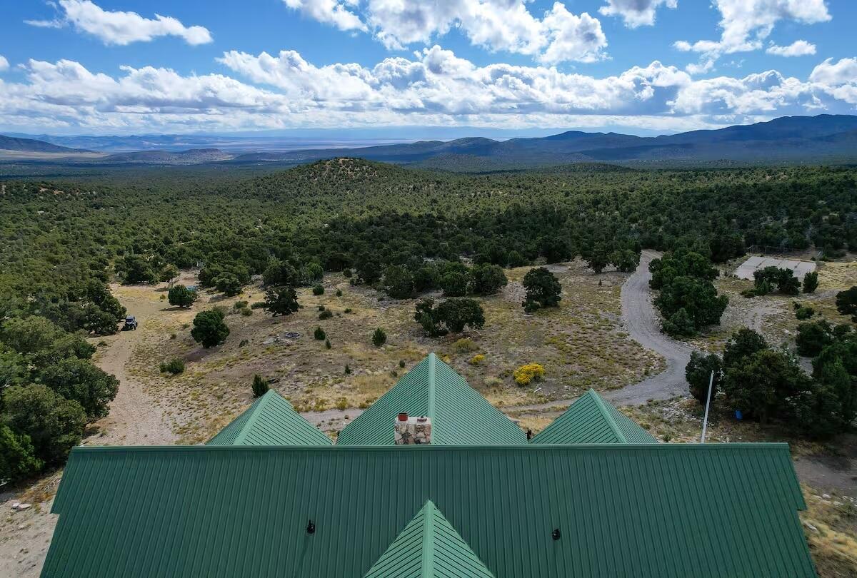 Bird's eye view of mountains