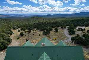 Bird's eye view of mountains