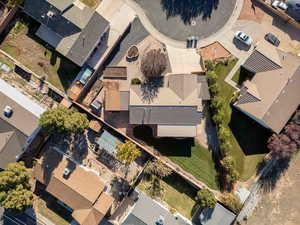 Aerial view of property and surrounding area