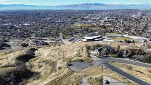 Aerial view of property and surrounding area