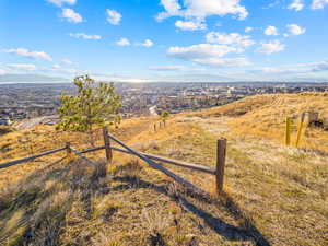 View of yard featuring a rural view