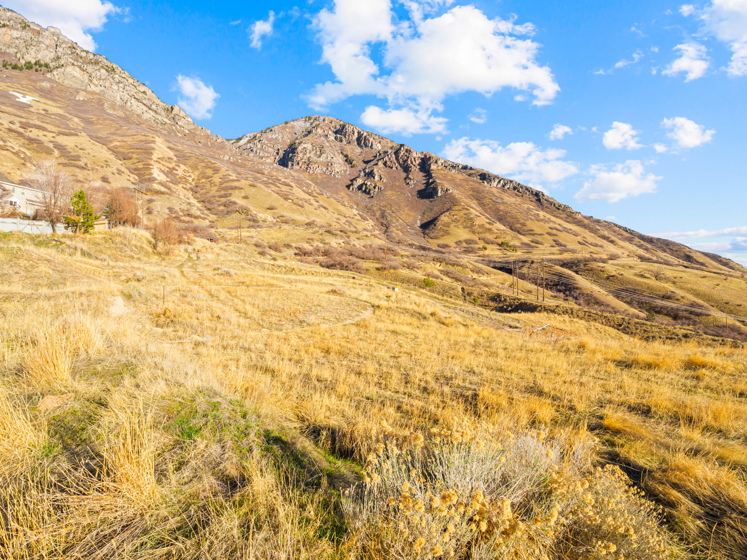 View of mountain background