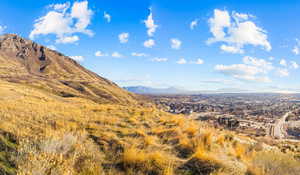 View of mountain background