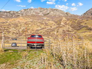View of mountain background