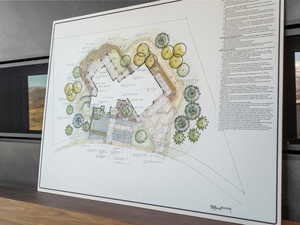 Detailed view of wood finished floors