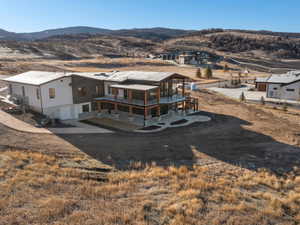 View of front of property with a porch