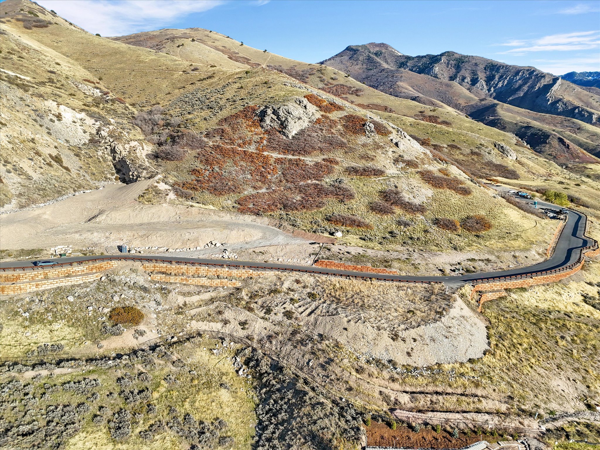 View of mountain background
