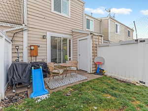 Rear view of property