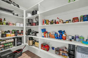 View of storage area