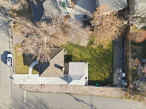 View from above of property