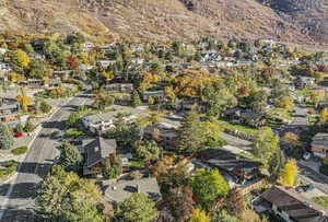 Aerial overview of property's location