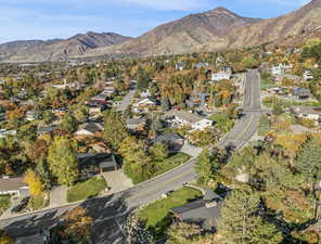 Aerial overview of property's location