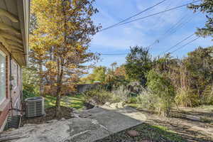 Upper level of backyard