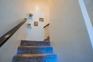 View of stairs