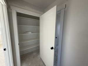 Hallway closet