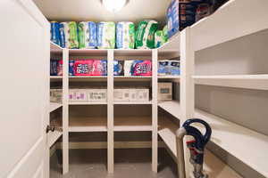 View of storage area