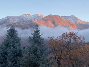 View of mountain backdrop